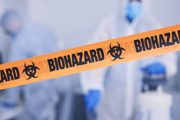 Professional Blood Cleanup technician working in Franconia, VA
